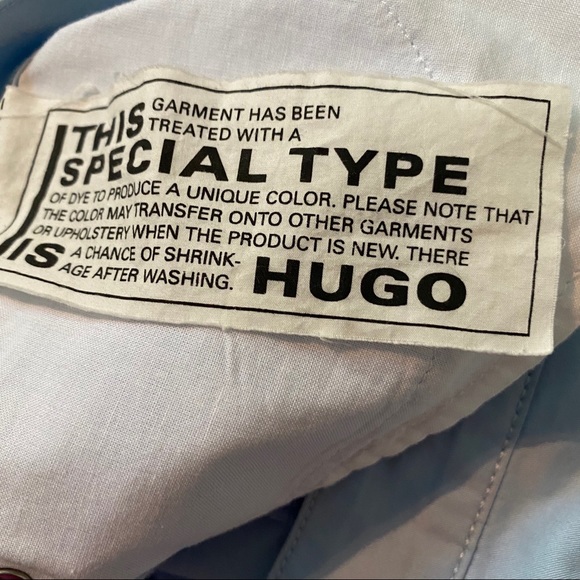 HUGO Hugo Boss light blue cotton pants - Picture 4 of 8